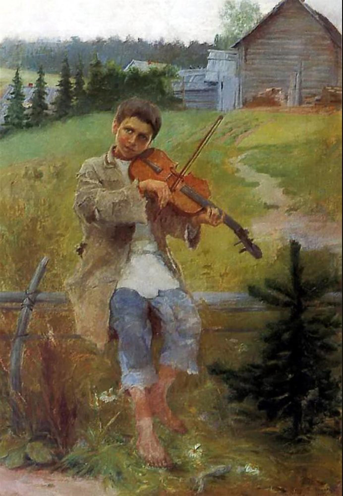 boy with violin